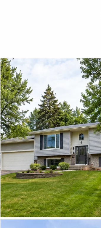 Craftsman bungalow with a covered front porch and stone columns — Radon Testing in Stuart, IA