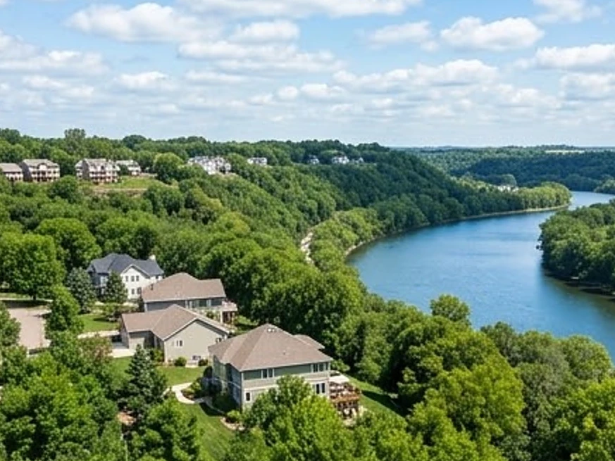 Mankato river valley homes, summer