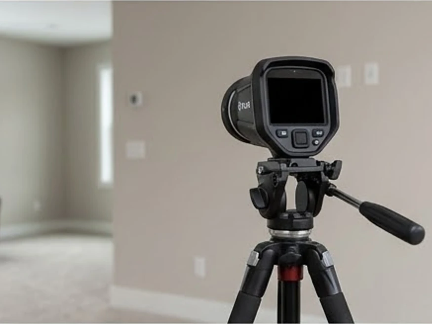 Thermal camera on a tripod (blank screen), newer home