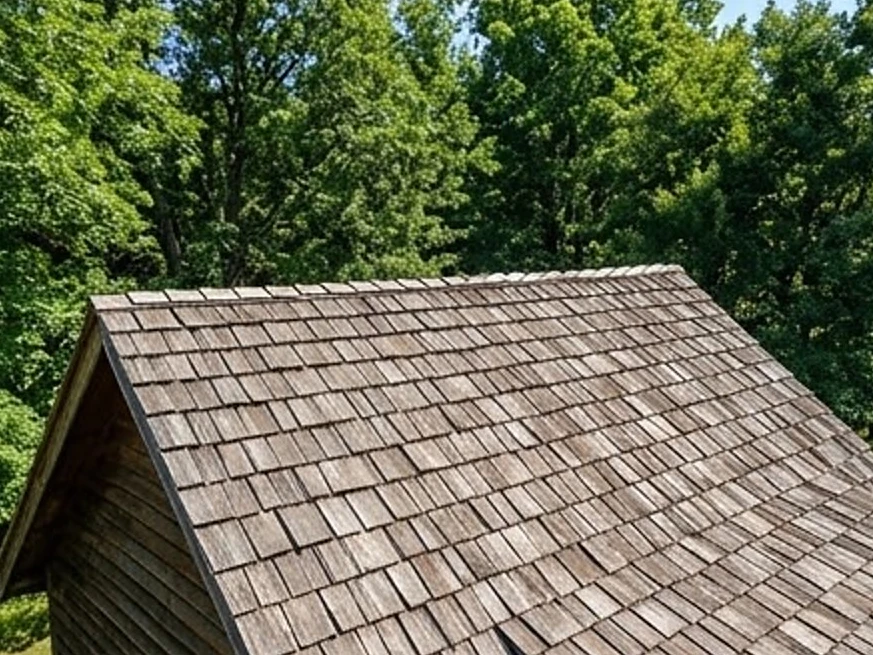 Cedar shake roof, summer: roof inspection in Minnesota and Iowa
