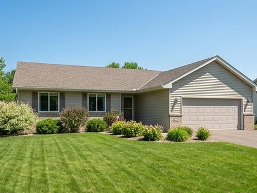 Minnesota rambler front, summer: home inspection in Eagan, MN