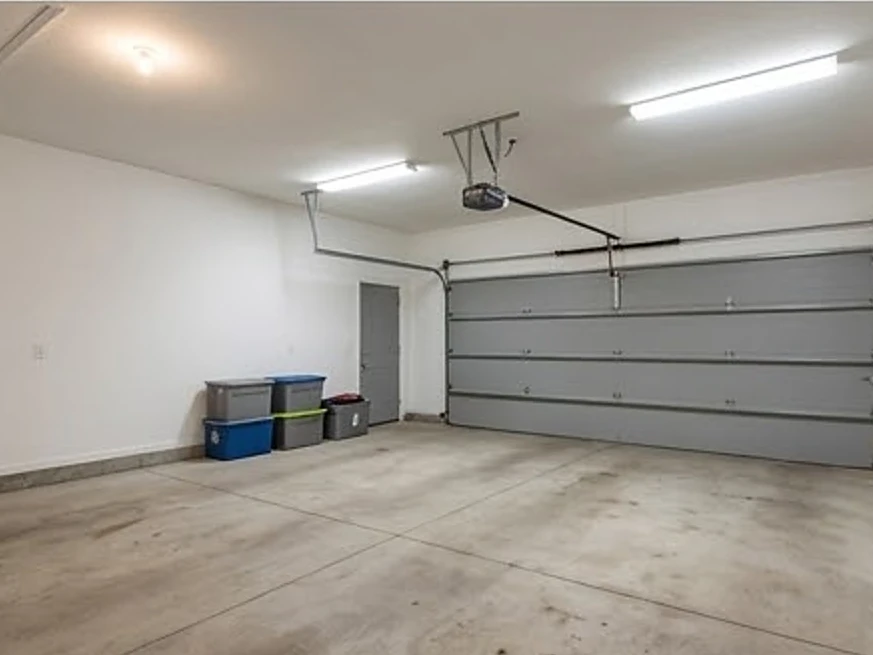 Attached garage interior, Minnesota home: buyer's inspection in Cottage Grove, MN