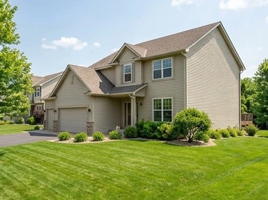 Home without a radon system in the same neighborhood, summer: radon testing in Savage, MN