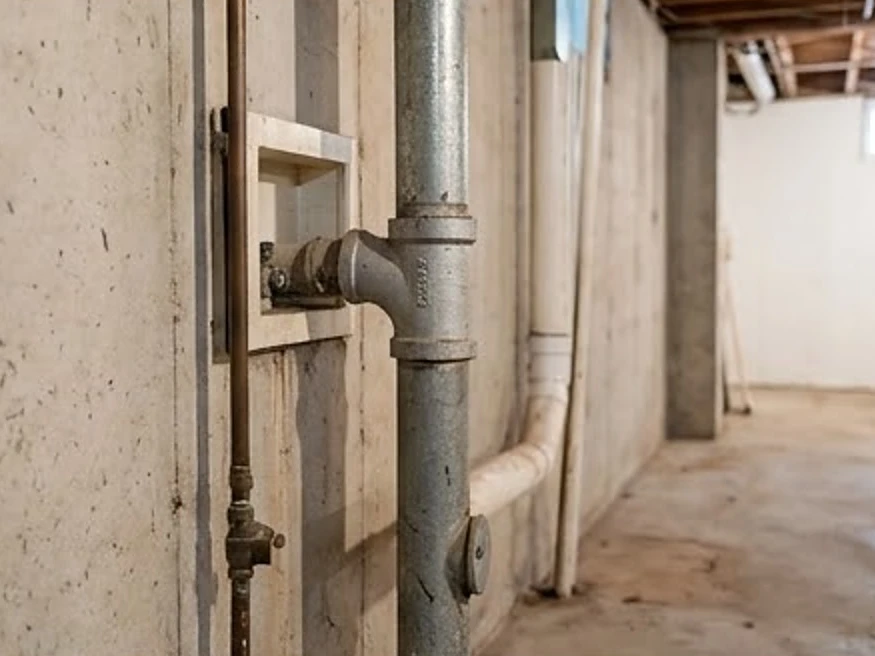 Laundry standpipe, older home: sewer scope inspection in Saint Paul, MN